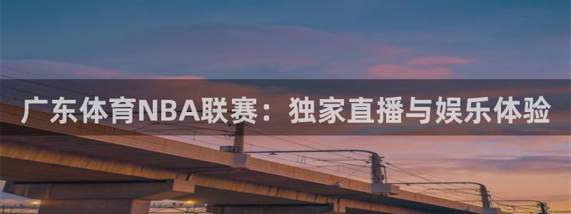 广东体育NBA联赛：独家直播与娱乐体验